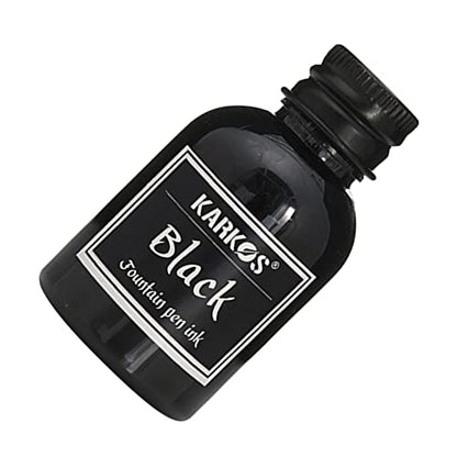 3PCS Calligraphy Pen Ink, Fountain Dip Pen Ink Set Non-Carbon Drawing Writing Art Craft Calligraphy Inks Bottles, Glass Dip Pen Ink 30ml - color: Black, size: 3 Pack