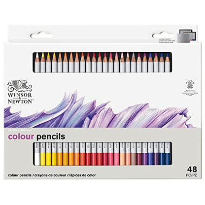 Winsor & Newton Studio Collection Artist Pencils, Color Pencils, Set of 48 - style: 48 Color Pencils