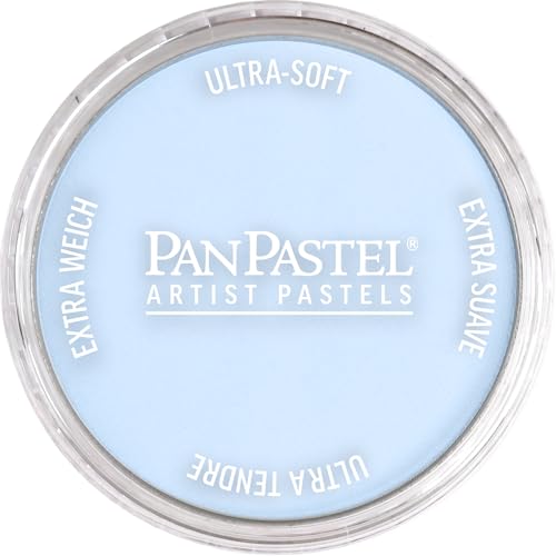 PanPastel Artist Pastels by GOLDEN, Phthalo Blue Tint, 2.44” / 62mm Pan Diameter, Professional Artist Pastels, Unique Pan Format (cake-like) - color: Phthalo Blue Tint, size: 1 Count (Pack of 1)