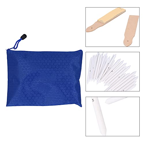 JAOCDOEN Blending Stumps and Tortillions Set Drawing Tools with 2Pcs Sandpaper Pencil Pointer for Sketch