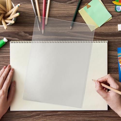 LALAFINA Kids Gel Printing Plate 9.72X7.75In Non-Stick Soft Flexible Reusable Gel Press for Monoprinting Scrapbooking Card Making and Mixed Media Art Projects