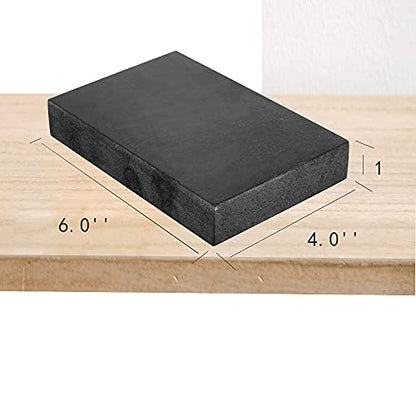 CHENTEC Rubber Bench Block Jeweler's Rubber Bench Block Rubber Stamping Block 4"x6" (10CM x 15CM) - color: Rubber Block, size: 4" x 6"(10cmx15cm)