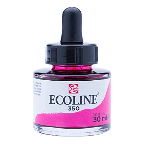 Ecoline Liquid Watercolour Bottle 30 ml Fuchsia 350 (11253501) - color: Fuchsia
