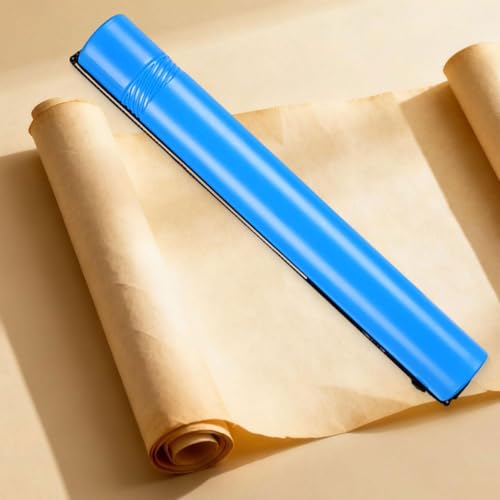 Fancyes Poster Storage Tube Round Storage Case 20"-37" Extendable with Adjustable Strap for Paper Rolls Drawings Documents, Blue - color: Blue