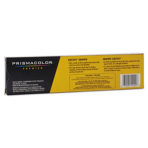 Prismacolor, SAN14420, Ebony Sketching Pencil, 12 / Dozen