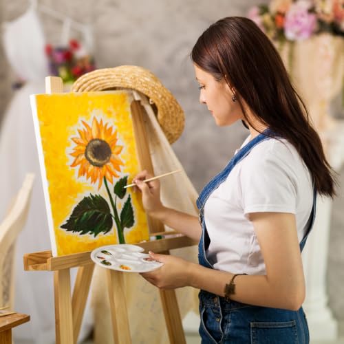 5 Pack 12x16 Inch Wood Panel Boards,Unfinished Wood Frames for DIY Art Projects, Square Canvas for Painting, Pouring, Arts Use with Oils, Valentine's Day Halloween Christmas Decorative Panel Canvas - size: 12 x 16 inch