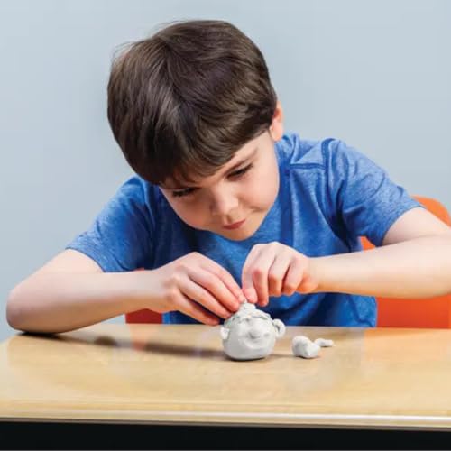 Prang Modeling Clay, White, 1 lb. Block, Case of 12 Blocks, 192 oz. Total | Pliable, Non-Hardening, Non-Staining, Easy Clean-Up, Perfect for Preschool and Elementary Aged Children - color: White, size: 1 lb. (Pack of 12)