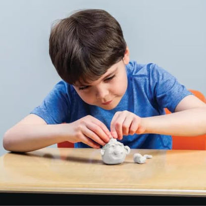 Prang Modeling Clay, White, 1 lb. Block, Case of 12 Blocks, 192 oz. Total | Pliable, Non-Hardening, Non-Staining, Easy Clean-Up, Perfect for Preschool and Elementary Aged Children - color: White, size: 1 lb. (Pack of 12)