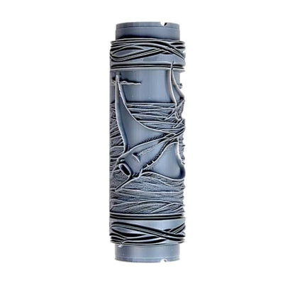 Manta Ray Clay Texture Roller 4" for Polymer Clay - color: Manta Ray Roller