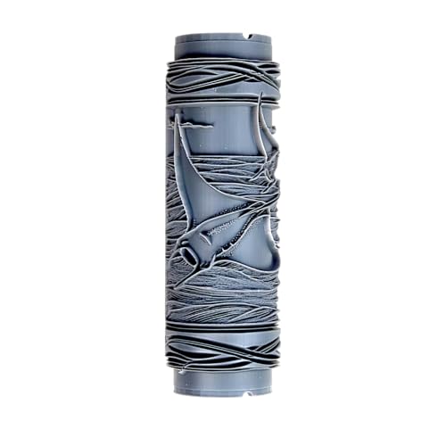 Manta Ray Clay Texture Roller 4" for Polymer Clay - color: Manta Ray Roller