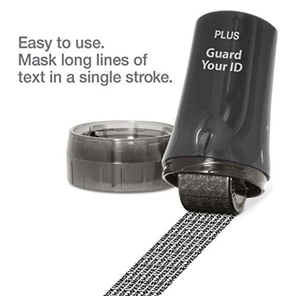 Guard Your ID Advanced Security Roller 2.0 for Identity Theft Prevention Stamping Black - color: Black, size: Regular