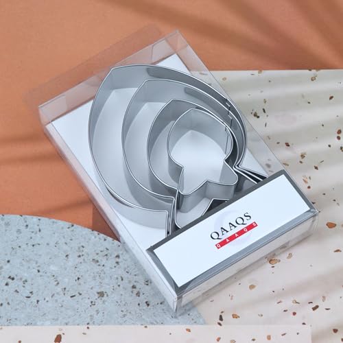 Goldfish Cookie Cutter Set - 5 inch, 4 inch, 3 inch, 2 inch - 4 Piece Simple Fish Cookie Cutters Shapes Molds - Stainless Steel