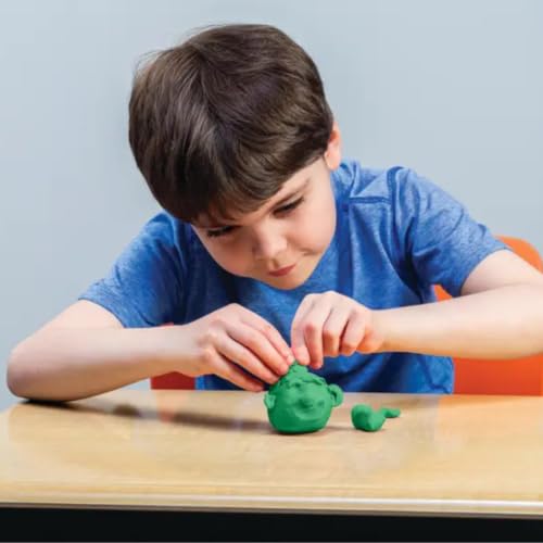 Prang Modeling Clay, Green, 1 lb. Block, Case of 12 Blocks, 192 oz. Total | Pliable, Non-Hardening, Non-Staining, Easy Clean-Up, Perfect for Preschool and Elementary Aged Children - color: Green, size: 1 lb. (Pack of 12)
