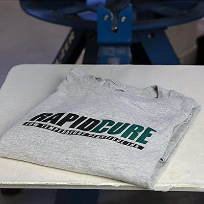 Rapid Cure® Screen Printing Ink Green (8oz.) - Plastisol Ink for Screen Printing, Fast Curing Fabric Paint - Screen Print Direct®, USA Made - color: Green, size: 8 fl oz