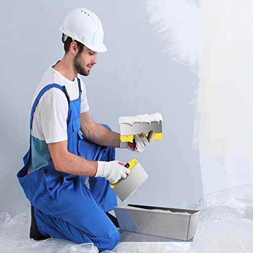 DEKEones Drywall Taping Knife Set, Stainless Steel Putty Knives Scraper with Tapered Blade for Wall Decoration Hand Tools(8",12")