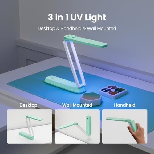 Resiners Electric Resin Drill Pen & UV Light for Resin Curing, UV Resin Light, Cordless Rotary Tool Kit