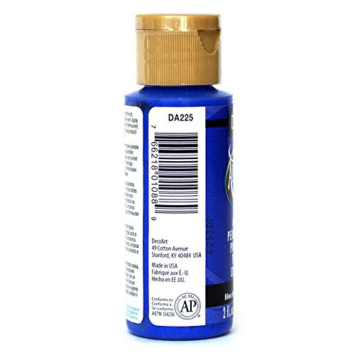 DecoArt Americana Acrylic Paint, Ultra Marine, 2 oz, Ultramarine Blue - color: Ultramarine Blue, size: 2 Fl Oz (Pack of 1)