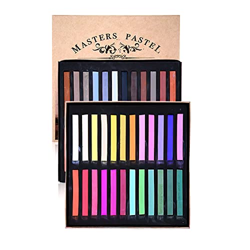 YYMIYU Neutral Color Chalk Pastels for Professional Artist 48 Colour - color: 48 Colour