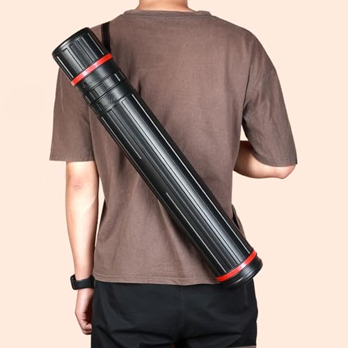 Telescoping Art Transport Tube for Document Art Drawing Artwork, Telescoping Art Painting Traveling Tube Storage Holder