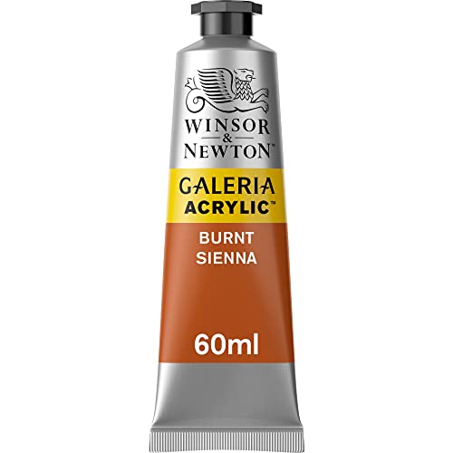 Winsor & Newton Galeria Acrylic Color, 60ml (2-oz) Tube, Burnt Sienna - color: Burnt Sienna, style: 2-oz Tube