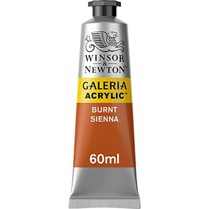 Winsor & Newton Galeria Acrylic Color, 60ml (2-oz) Tube, Burnt Sienna - color: Burnt Sienna, style: 2-oz Tube
