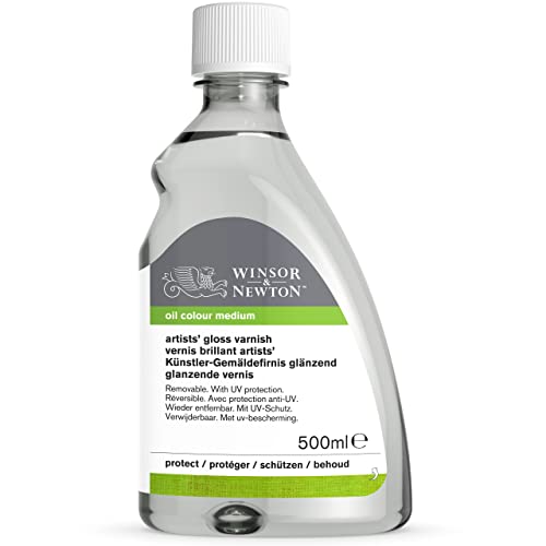 Winsor & Newton Professional Artists' Gloss Varnish, 500ml (16.9-oz) Bottle - color: Gloss Varnish, style: 16.9-oz Bottle