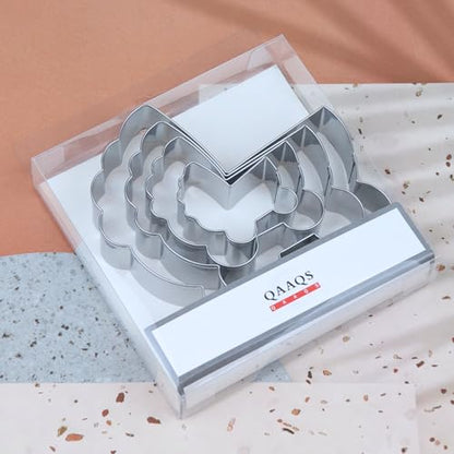 Baby Carriage Cookie Cutter Set Large - 5 Inch, 4 Inch, 3 Inch, 2inch - 4 Piece - Stainless Steel - color: Baby Carriage