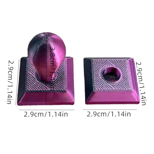 Diamond Art Painting Embossing Roller 3D Printing Diamond Art Painting Seal Press Diamond Art Painting Roller Tool Set for Multi-Color Square & Circular Drills (Matte Black Purple) - color: Matte Black Purple