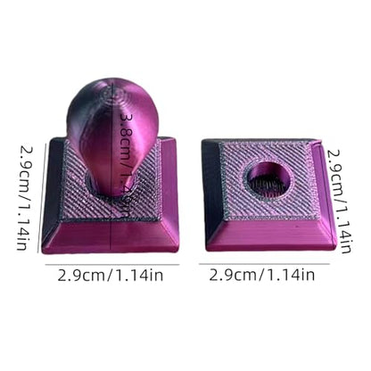 Diamond Art Painting Embossing Roller 3D Printing Diamond Art Painting Seal Press Diamond Art Painting Roller Tool Set for Multi-Color Square & Circular Drills (Matte Black Purple) - color: Matte Black Purple