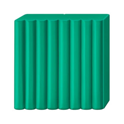 STAEDTLER Polymer Modelling Clay - FIMO Professional - Oven Bake Clay - True Green, 57g - 1 Block, 8040-500 - color: True Green
