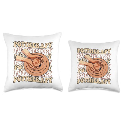Professional Pottery Aprons Love Kit Tools Gifts Pottherapy Wheel Hobby Pro Lover Pottery Throw Pillow, 18x18, Multicolor - size: 18x18