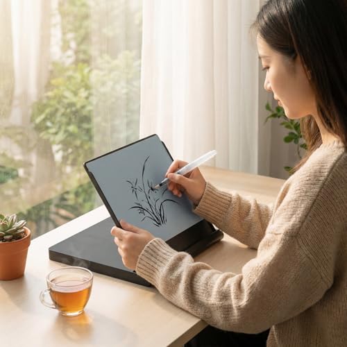 Buddha Water Painting Board, Magic Canvas Mini Water Drawing Mat with Brush for Painting, Sketching & Meditation, As Relaxing Gifts (Large)