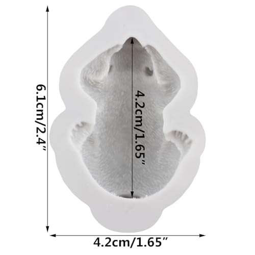 3D Polar Bear Silicone Resin Mold Ocean Animal Polymer Clay Molds for DIY Crafts Epoxy Resin Casting Air Dry Polymer Clay Plaster Jewelry Making - color: Style I