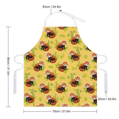 Cooking Apron for Adults with Pockets, Waterproof Oil Resistant Bib for Kitchen Restaurant BBQ Baking - color: Style (326)