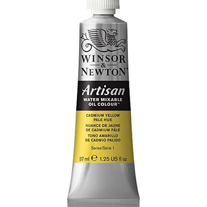 Winsor & Newton Artisan Water Mixable Oil Colour, 1.25-oz (37ml), Cadmium Yellow Pale Hue - color: Cadmium Yellow Pale Hue, style: 1.25-oz