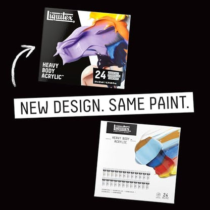 Liquitex Professional Heavy Body Acrylic Paint, 24 x 22ml (0.74-oz) Essentials Set - style: Essentials Set 24 x 22 (0.74-oz)