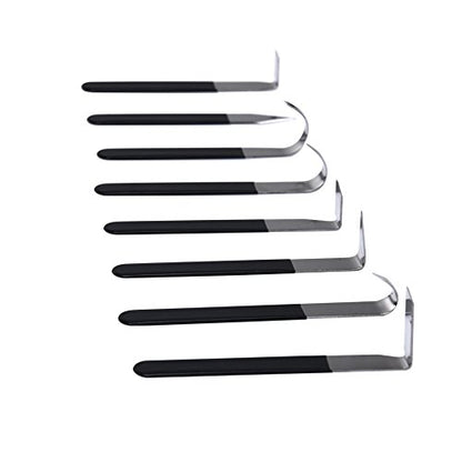 YaeTek 8 Pack Pottery Tools Stainless Steel, 8 Styles Carving Shaping Knives Craft Trimming Clay Sculpture Hand Tools Artist Ceramic Tools Set for Carving, Sculpting, Shaping, Modeling