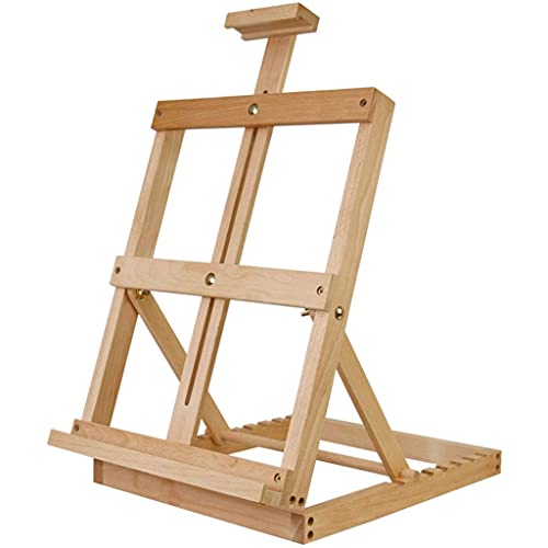 Wooden Easel Stand Adjustable Tabletop Sketch Accessories Studio H-Frame for Artist Painting Drawing Art Supplies