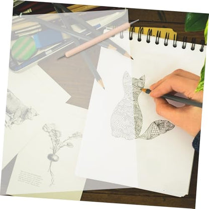 DOITOOL Graphite Transfer Carbon Paper 12 Sheets Tracing Paper 5 Double-Ended Stylus