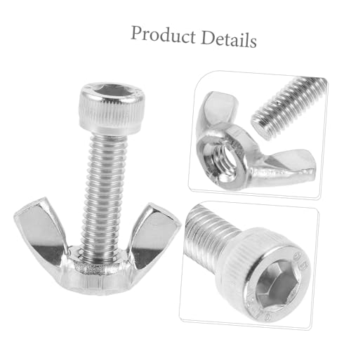 STOBOK 14pcs Ceramic Wheel Bat Replacement Parts Metal Bat Pins Bolts Set for Pottery Wheel