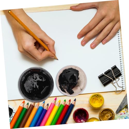 TOYANDONA Water-Based Block Printing Ink 300ml Bottle Black, Rubbing Paint Pigment for Art, Hand-Painted Graffiti Pigment for Printmaking and Craft Supplies