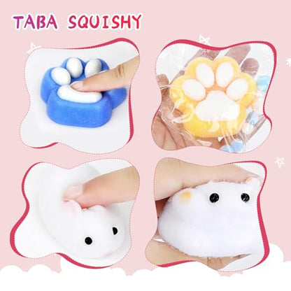 LuxeLagoon DIY Taba Squishy Kit,18OZ Rubber Squishy Kit with Guided,Make Your own Taba Squid Using Silicone and molds,Soft Stress Relief Squeeze Toy,Stress Relieving Entertainment Gift