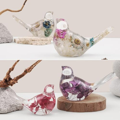 2PCS Bird Silicone Molds, 3D Bird Epoxy Resin Molds, Cute Animal Resin Casting Concrete Mold Unique Display Mold DIY Art Crafts Wall Hanging Halloween Christmas Home Decoration - color: 2x Bird