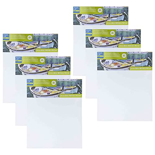 Artist's Loft Level 3 Gallery Wrapped Heavy Duty Canvas, 6 Pack - size: 24\ x 30\