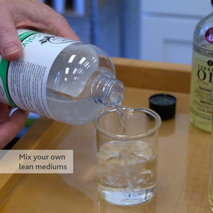 Tusc & Pine StudioSolv™ Odorless Mineral Spirits 33.8oz (1L) - Purified Odor-Free Spirit Solvent for Thinning Oils, Artists, Painting Thinner, Professionals, & More!