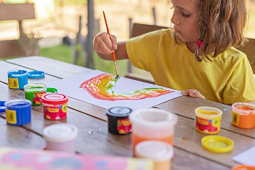 Jovi 724901 - School Tempera 35ML Assorted Colors - Box of 7 tins