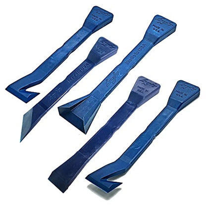 Bojo Tools - 5-Piece Push/Pull Plastic Scraper Kit - Heavy Duty - size: 5-Piece Push/Pull Plastic Scraper Kit