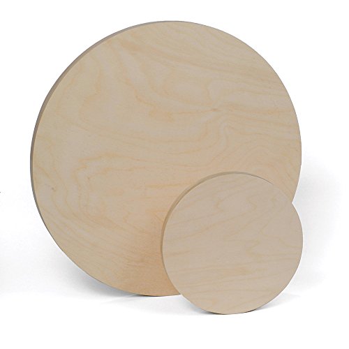 American Easel Wood Painting Panel 7/8" Flat 8" Circle
