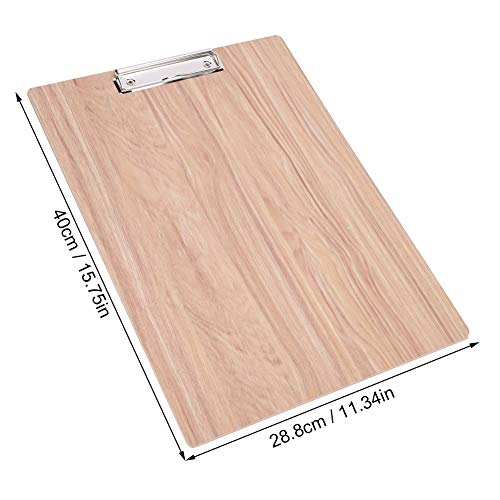 Artist Sketch Board, 8K Wooden Water Proof Sketching Clipboard Student Travel Art Drawing Writing Board with Metal Clip for Classroom Studio or Field Use