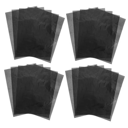 OHPHCALL 50Sheets Carbon Transfer Paper Single-Sided Black Graphite Tracing Sheet for Clear Precise Drawing Writing Fashion Design Art Projects High Contrast Copying Paper